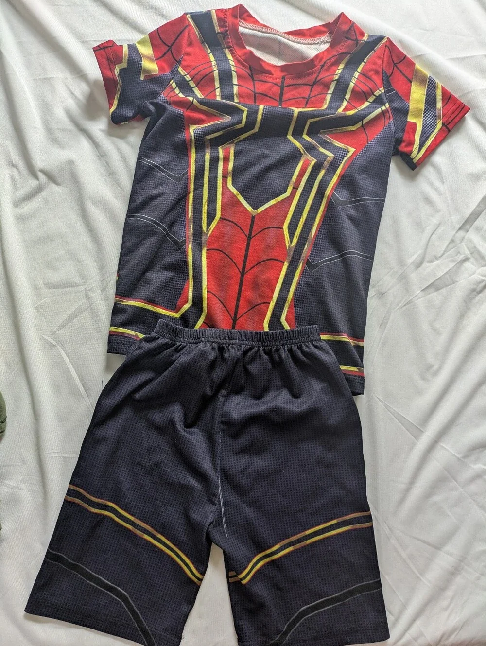 Kids Red & Black Superhero Batman Costume Set Size 5-6 Years Old